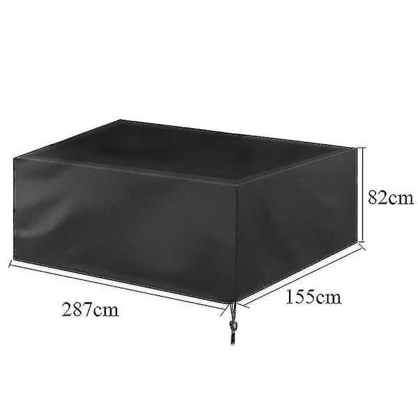Pool Table Cover, Waterproof Billiard Cover Polyester Fabric For Snooker Billiard Table BLACK 8FT