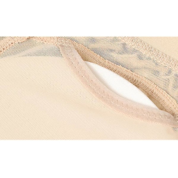 Polstret Rumpeforsterker Truser Hofteforsterker Shapewear Body Shaper T BEIGE M