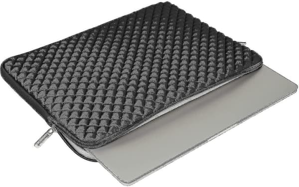 Laptop Sleeve Diamond Foam Watershock Resistant Protective Computer Case Cover Carrying Bag Black 13.3inch