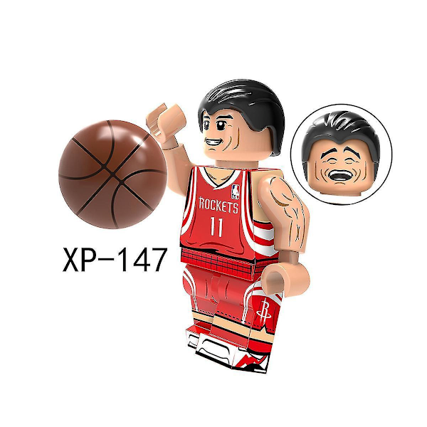 Basketball Star Building Blocks Minifigures Assembled Building Blocks Toy 9pcs