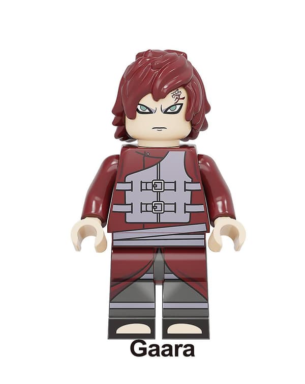 8 stk. Naruto Helte Puslespil Samlelegetøj Plastik Samling Børne Byggeklods Minifigur Legetøjsmodel