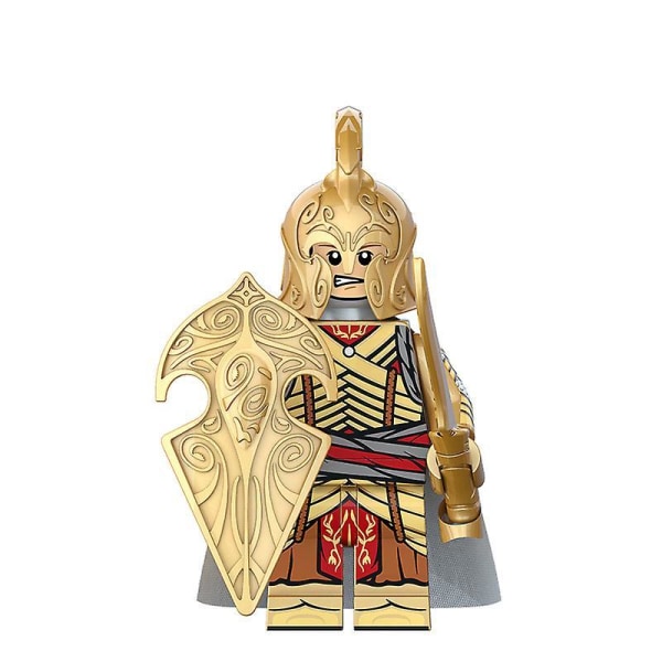 Middelalder Lord Of The Rings Serie Alve Garde Kriger Skytter Monterte Byggekloss Minifigurer Elf Guard Warrior