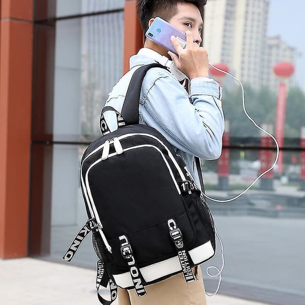 School Backpack Girl Bag Boy Bag And Ergonomic Design Backpack Campus Backpack Nylon Waterproof- Snngv Blue