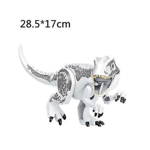 Jurassic Dinosaur World Series Building Blocks Triceratops Indominus Rex Big Figures Blocks