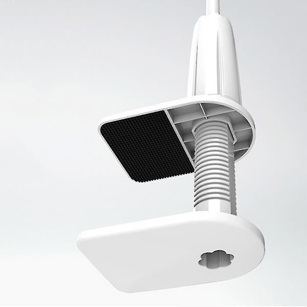 Gooseneck Tablet Mount Holder For Bed - Flexible Tablet Arm Clamp For Bed Compatible -white