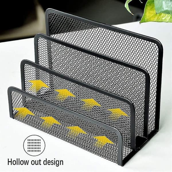 Desk Mail Organizer Small File Holders Letter Organizer Metal Mesh Document/filing/folders