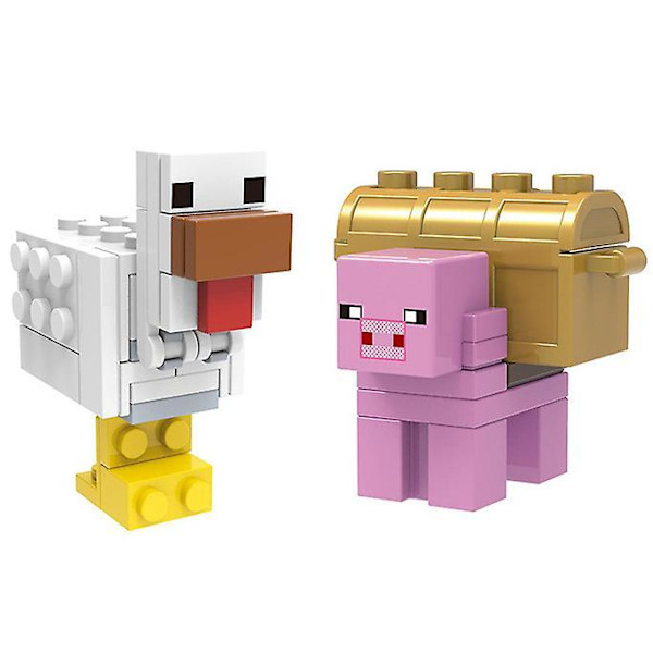8 stk. Figursæt Actionfigur Minifigurer Børnelegetøj Fødselsdagsfestgaver Display Legetøj Til Voksne Og Børn Drenge Piger
