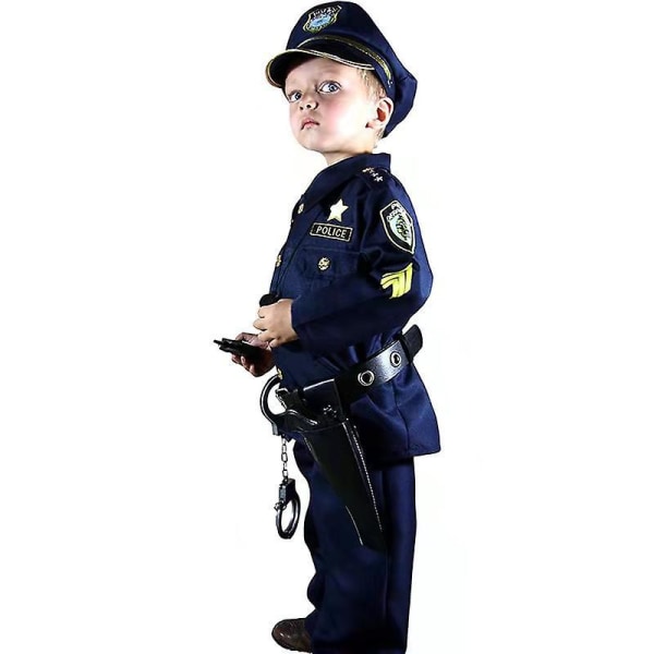 Luksus Politi Betjent Kostume og Halloween Rollespils Sæt. XS