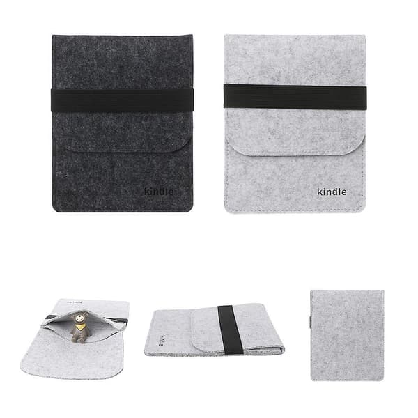 Slim Felt Bag Sleeve Case For Amazon Kindle Paperwhite 1/2/3 Voyage 6" Tablet White