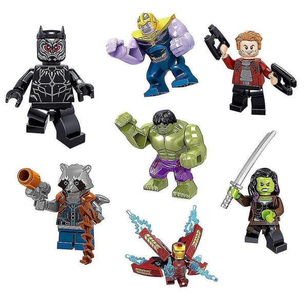 16 stk. Superheltfigurer Sett Barneleker Avengers Infinity War Minifigurer
