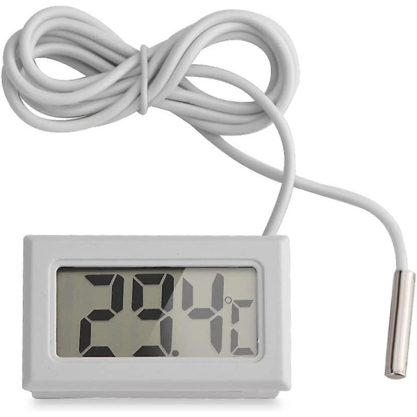 Lcd Digital Thermometer, Mini Temperature Meter Probe Sensor Digital Lcd Thermometer