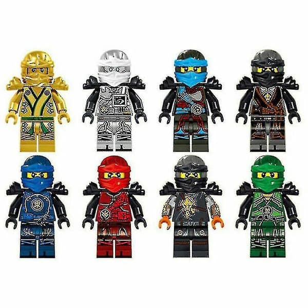 Ninjago Motorcycle Set Minifigures Ninja Mini Figures Blocks Toys Fits