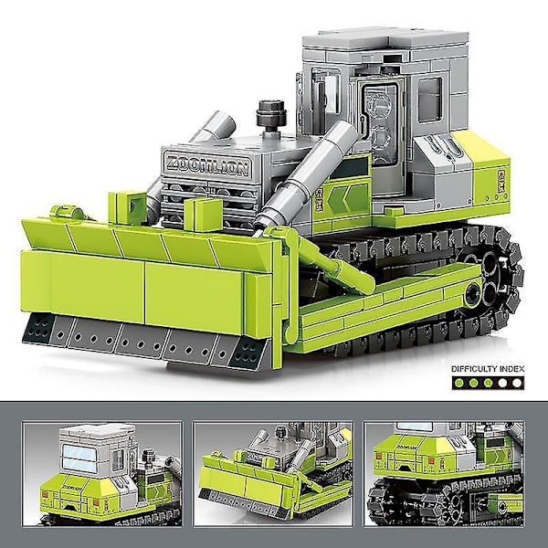 Sembo Gravemaskine Lastbil Mixer Kran Bulldozer Byggeklodser By Ingeniørkøretøjer Klodser Legetøj Gaver Til Børn Drenge By Bulldozer