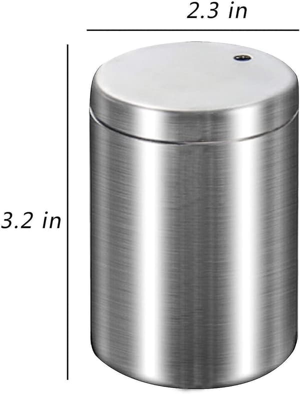 Stainless Steel Toothpick Holder Dispenser, Thickening Toothpicks Container Silver silver