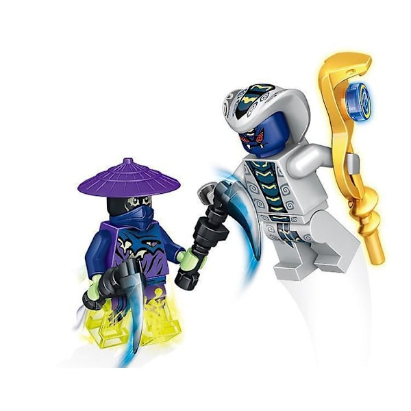 24 stk. Byggeklods Plast Mini Ninjago Samle Figur Legetøj