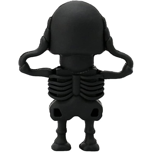 Usb Flash Drive Black Skeleton 32gb Skull Model Memory Stick Usb 2.0 Disk