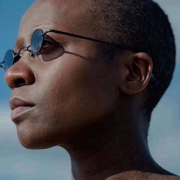 Retro Mini Round Small Framed Sun Glasses Black Gray