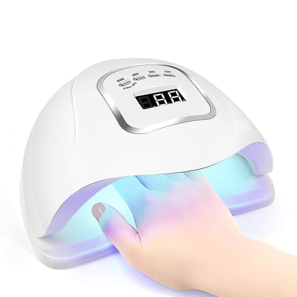 Neglekunstlampe 110w LED Lampe Neglekunsttørrer UV Lampe Professionel Manicurelampe Med 4 Timer LCD Display
