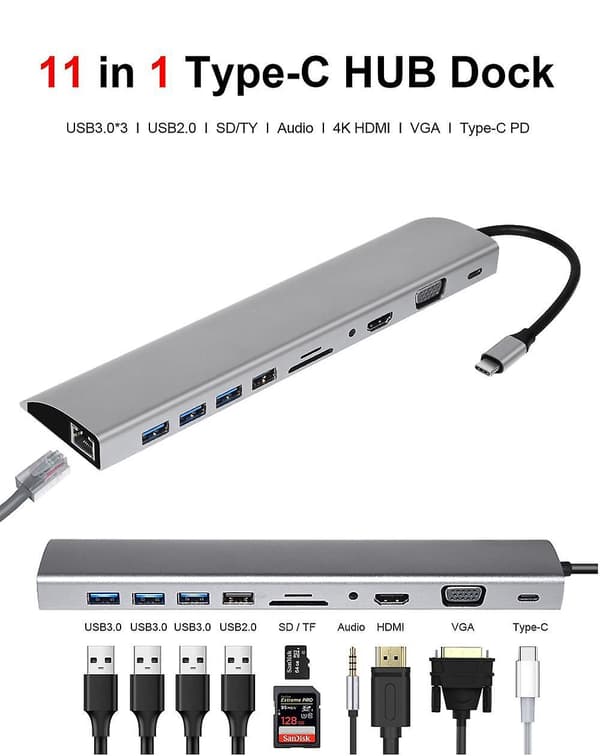 USB-telakka-adapteri