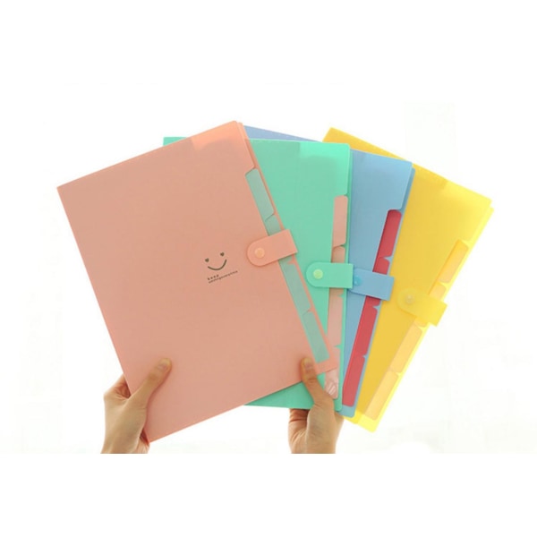 4 Pieces Document Bag, Multi-layer Document Folder, Test Paper Folder