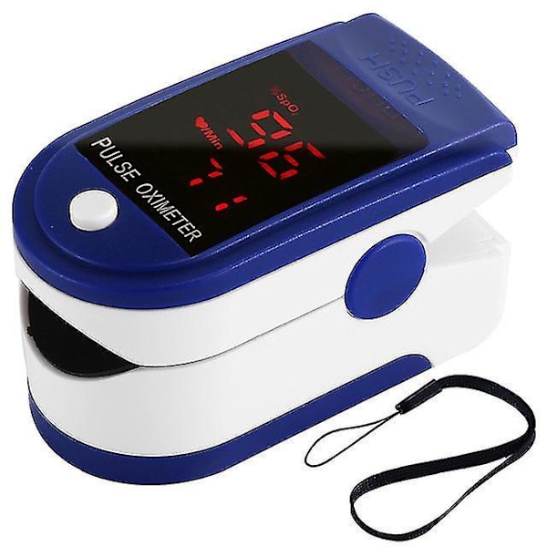 Automatisk Digital LCD Display Håndledsmonitor Puls Måler Hvid Praktisk at Bære Oximeter