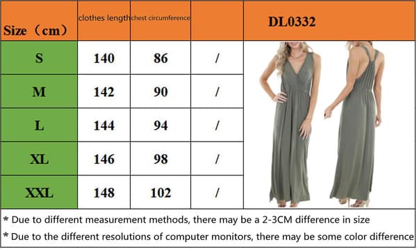 Ladies Sleeveless Deep V-neck Loose Solid Color Long Casual Backless Dress White M