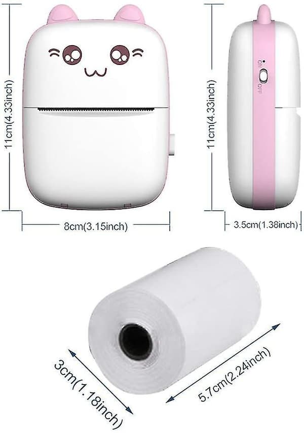 Student Pocket Mini Wrong Question Photo Search Question Information Label Portable Thermal Printer