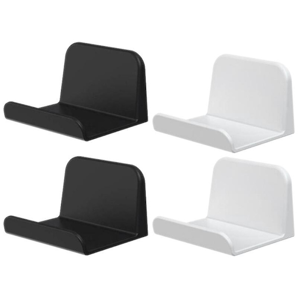 2 Pack For Ps4 Controller Wall Mount Headphone Stand Headset Holder Hook Stand For Gaming Controller, Cables, Gamepad, Umbrella Black