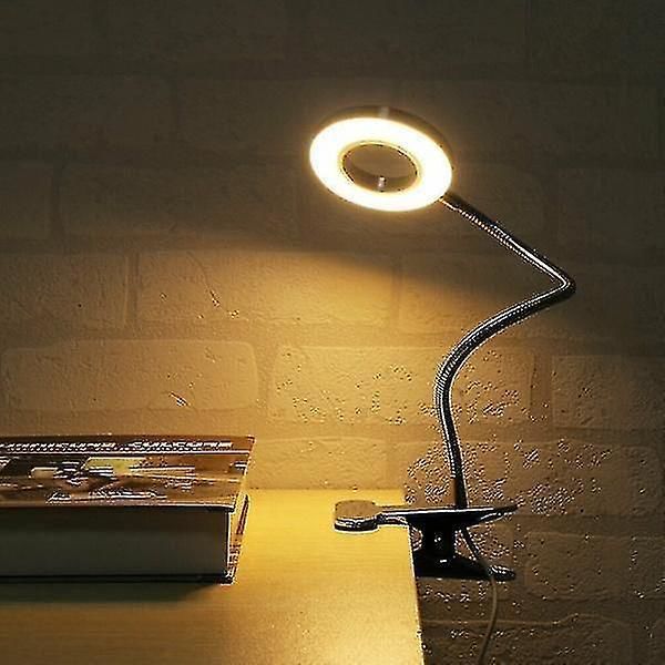 Night Lights Ambient Lighting Dimmable LED Flexible USB Reading Lamp Black