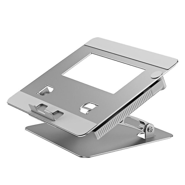 Aluminium Alloy Notebook Stand Universal For Tablet Moblie Phone Lightweight Silver