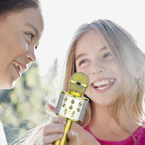 Bluetooth Multi-function Handheld Wireless Karaoke Microphone For Kids