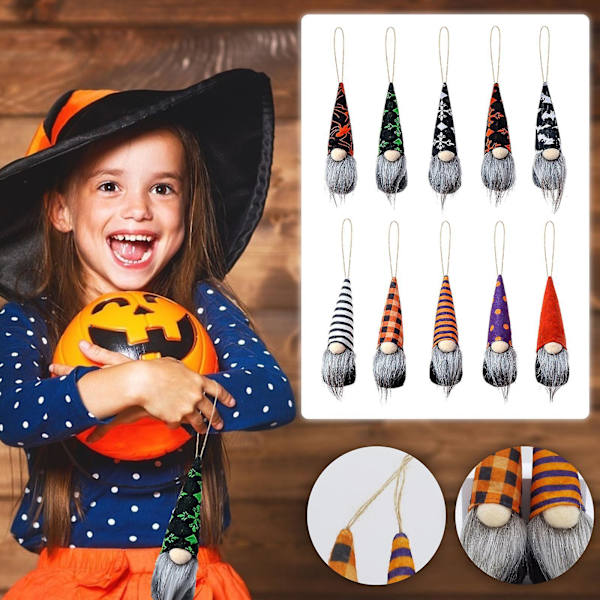 Halloween Kasvoton Vanhus Pieni Riipus Halloween Juhlakoriste Riipus