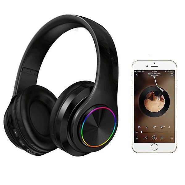 Bluetooth-kuulokkeet langattomat over-ear -kuulokkeet mikrofonilla, kokoontaitettavat ja kevyet
