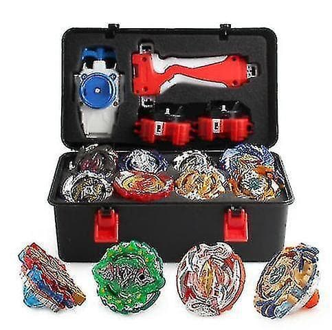 12x Beyblade Burst Spinning Tops Set Spinning With Grip Launcher + Foam Storage Caseï¼ˆ12pcsï¼‰