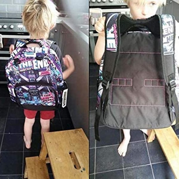 Minecraft skolesekk barneskolesekk ryggsekk color3