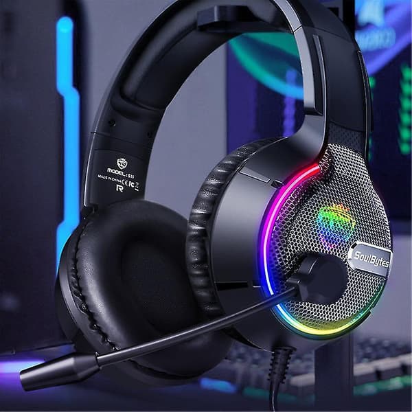 Velegnet til PS5, PS4 trådløst gaming headset med mikrofon