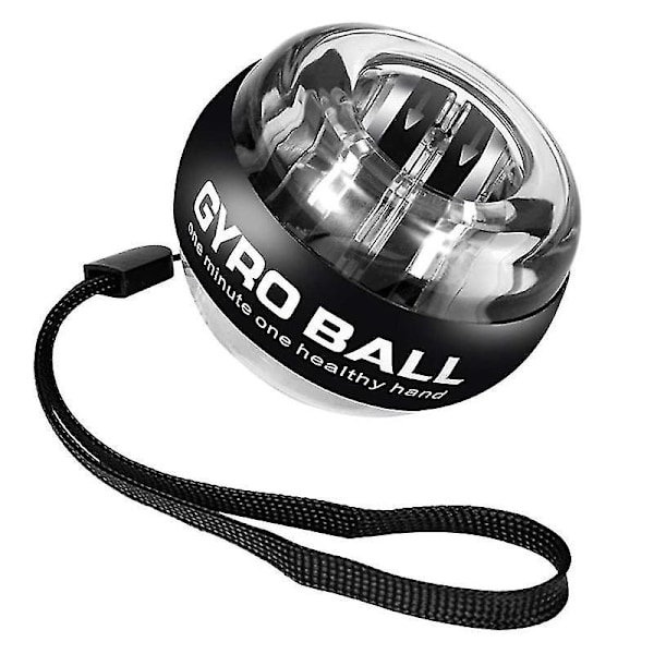 Rannekehyvä Itsekäynnistyvä Gyroskooppi Powerball Gyro Power Käsipallo Lihas Blue with light