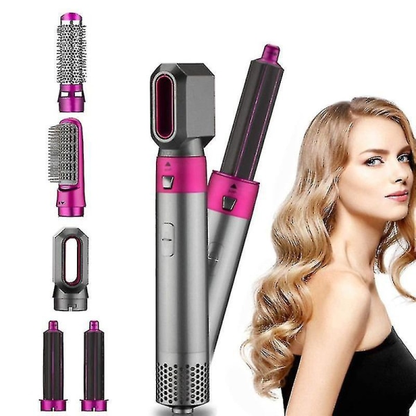 Hair Dryers 5 In 1 Hair Electric Hair Styler Curler Automatic Hair Straighteners Blow Dryer Brush Dry Wet