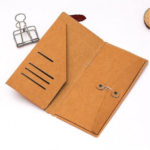 Kraft Paper Envelope Ticket Card Storage Bag Traveler Notebook Diary
