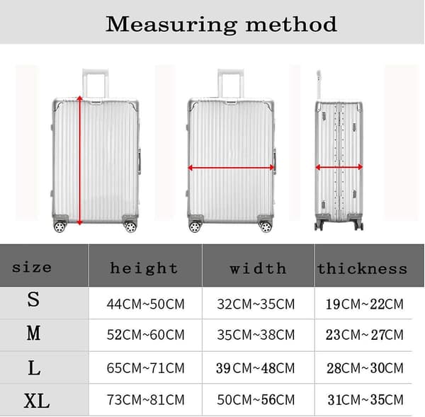 Travel Luggage Cover Spandex Suitcase Protector Washable Baggage Covers L