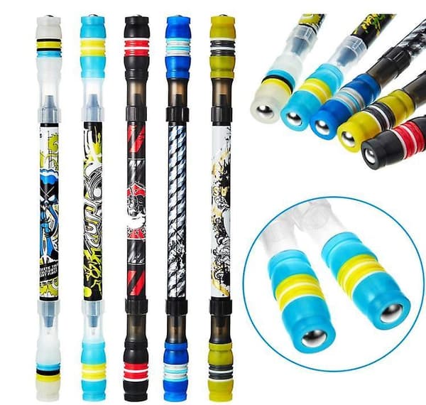 Spinning Pen Rolling Finger Rotating Pen Non Slip Coated COLOR 1