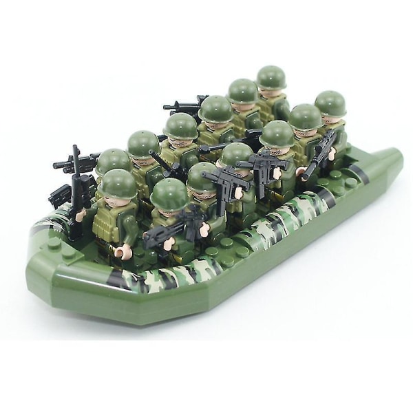 Police Building Blocks Military Series Boys Special Police Minifigure Wwii Special Forces Villain Toy