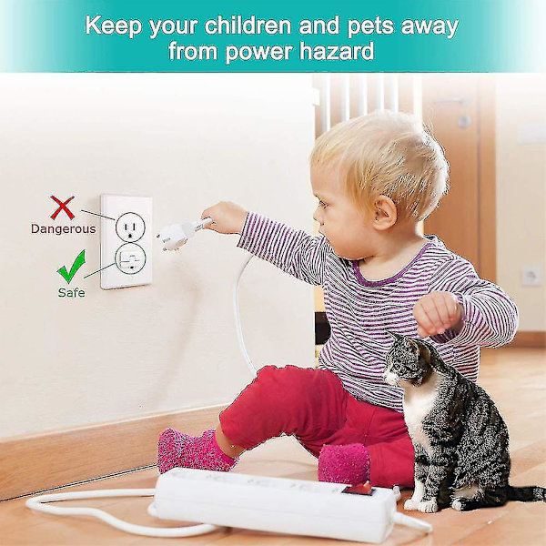 Outlet Covers Baby Proofing 30-Pack Baby Proof Outlet Covers - Easy Install Child Safety Plugs Baby Outlet Covers
