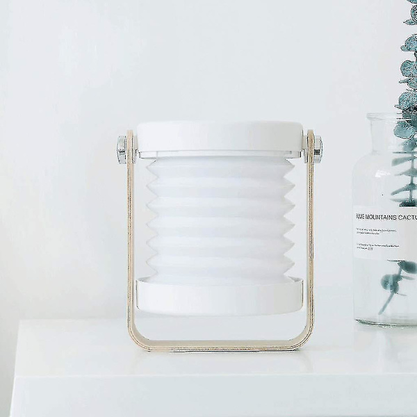 Utdragbar LED-lampe - Hvit