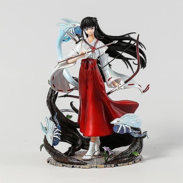 Inuyasha Kikyo Gk Statue Samlerfigur Model Dukke Dekoration Legetøj 25cm box