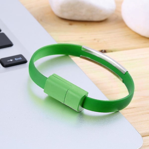 Blødt armbånd Micro Usb 2.0 kabel armbånd data opladningskabel til Android