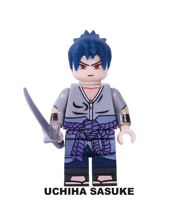 8 stk. Naruto Uzumaki Naruto Samlet Minifigur Børne Byggeklods Legetøj