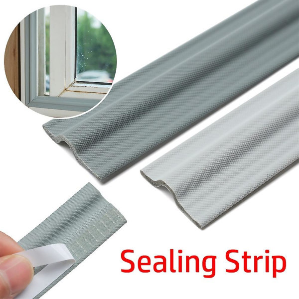 10m Self Adhesive Anti Collision Window Seal Strip Soundproof And Windproof Foam Door Rubber Strip For Sliding Windows White