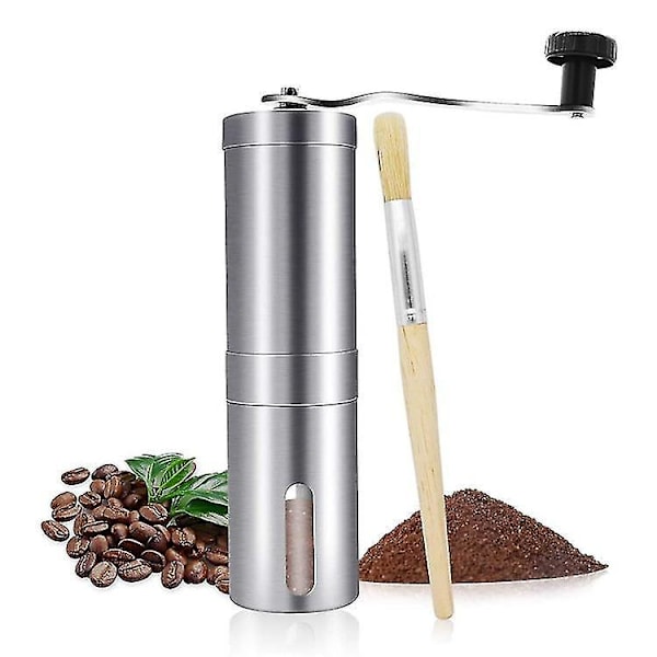 Bærbar Håndkværn i Rustfrit Stål Bean Grinder Håndkværn C