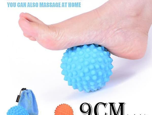Blød Pigget Grå Fascia Massagebold Til Nakke